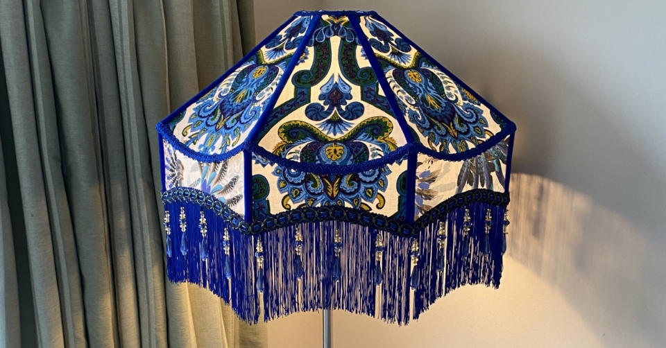 How to Make a Maximalist Vintage-Style Lampshade